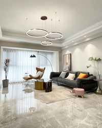 WOMO Living Room Pendant Lamp Chandelier Ring with Remote Control-WM2003