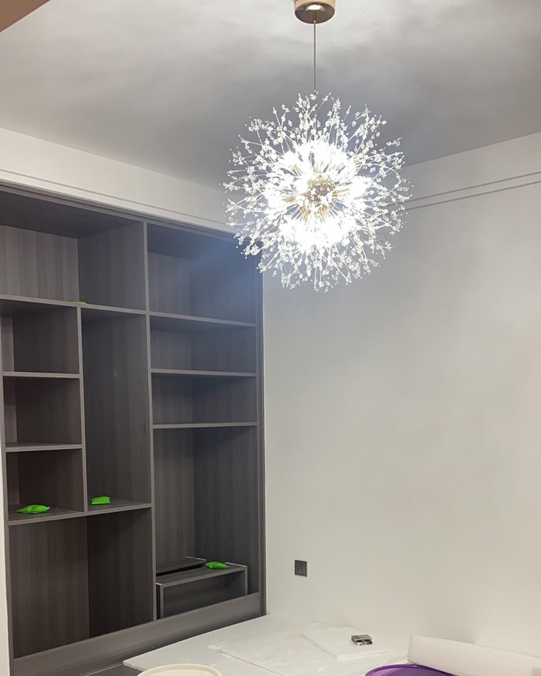 WOMO Dandelion Starburst Crystal Chandelier-WM2004