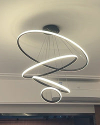 WOMO 3er Kronleuchter LED Ring-WM2006