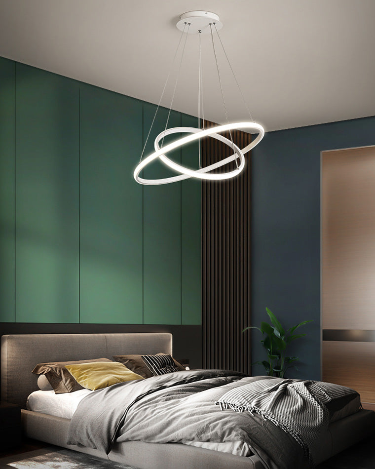 WOMO 3er Kronleuchter LED Ring-WM2006