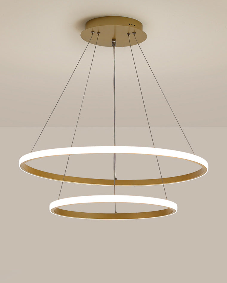 WOMO 3er Kronleuchter LED Ring-WM2006