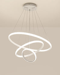 WOMO 3er Kronleuchter LED Ring-WM2006