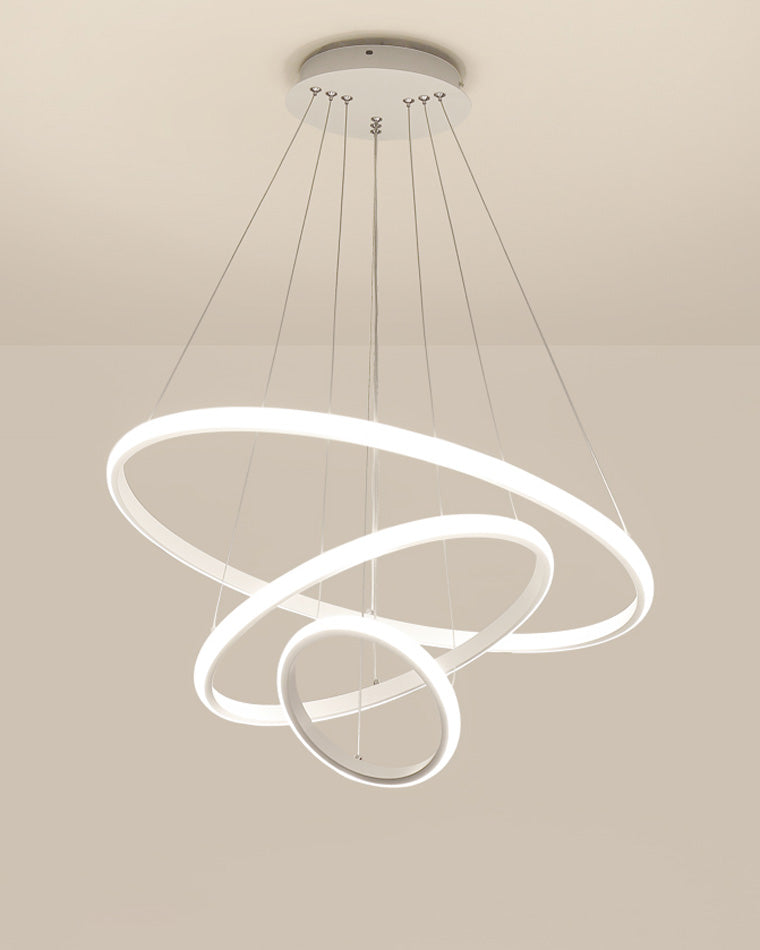 WOMO 3er Kronleuchter LED Ring-WM2006