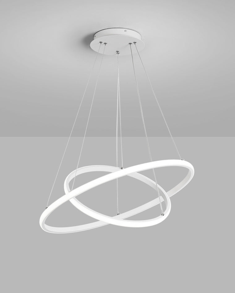 WOMO 3er Kronleuchter LED Ring-WM2006