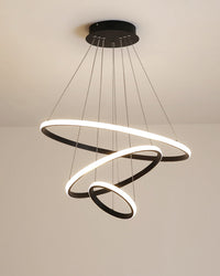 WOMO 3er Kronleuchter LED Ring-WM2006