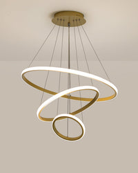 WOMO 3er Kronleuchter LED Ring-WM2006