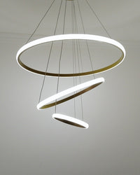 WOMO 3er Kronleuchter LED Ring-WM2006