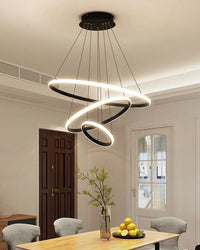 WOMO 3er Kronleuchter LED Ring-WM2006