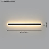 WOMO Linear Outdoor Wall Light-WM9001