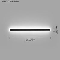 WOMO Linear Outdoor Wall Light-WM9001
