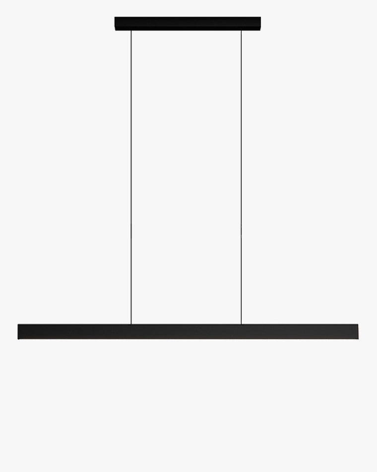 WOMO Longue Suspension LED Métal Minimaliste pour Table à Manger-WM2010