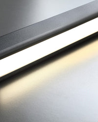 WOMO Longue Suspension LED Métal Minimaliste pour Table à Manger-WM2010