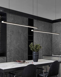 WOMO Elongated LED Chandelier Dining Table Simple-WM2011