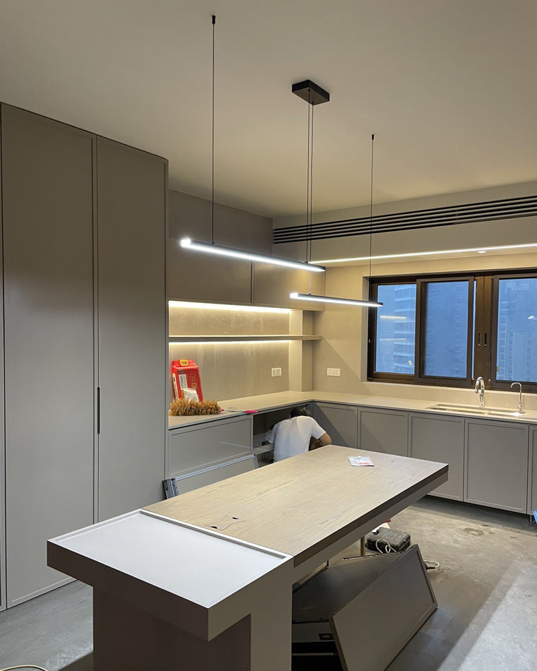 WOMO Extra Long Linear Pendant Light-WM2011