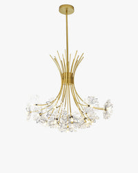 WOMO Gypsophila Bouquet Crystal Flower Chandelier-WM2077