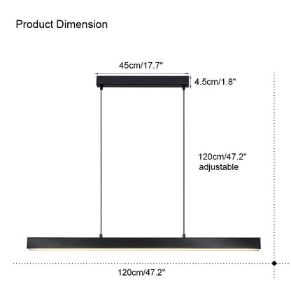 WOMO Minimalist Linear Kitchen Pendant Light-WM2002
