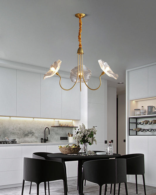 WOMO Lotus Flower Arm Chandelier-WM2025