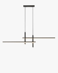 WOMO Lineare Pendelleuchte Spot Schwarz-WM2037