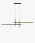 WOMO Lineare Pendelleuchte Spot Schwarz-WM2037