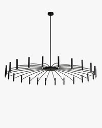 Lustre large moderne WOMO LED-Kerzen WM2038