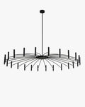 WOMO LED Kerzen Kronleuchter Breit modern-WM2038