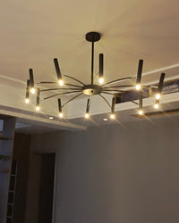 Lustre large moderne WOMO LED-Kerzen WM2038