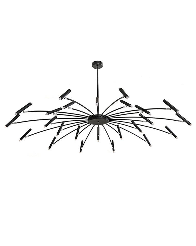 WOMO LED Kerzen Kronleuchter Breit modern-WM2038