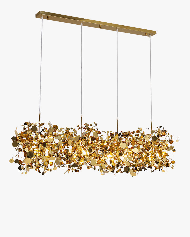 WOMO Cluster Pendelleuchte Silber Gold Esstisch Modern-WM2042