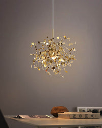 WOMO Cluster Pendelleuchte Silber Gold Esstisch Modern-WM2042