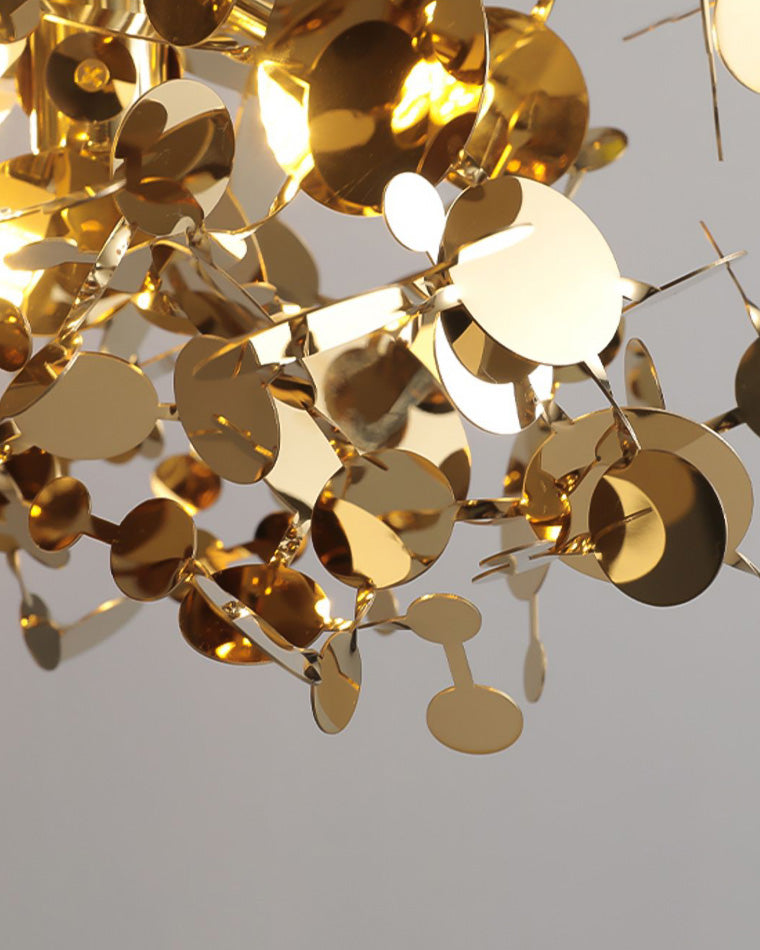 WOMO Cluster Pendant Light Silver Gold Dining Table Modern-WM2042