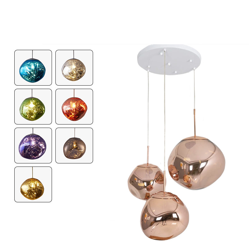 WOMO Designer Melt Kugel Pendelleuchte Kücheninsel-WM2043