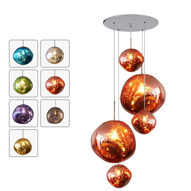 WOMO Designer Melt Kugel Pendelleuchte Kücheninsel-WM2043