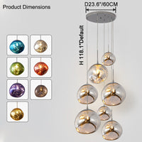 WOMO Designer Melt Ball Pendant Light Kitchen Island-WM2043