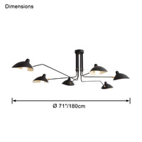 WOMO Arms Plafonnier semi-encastré - WM2057
