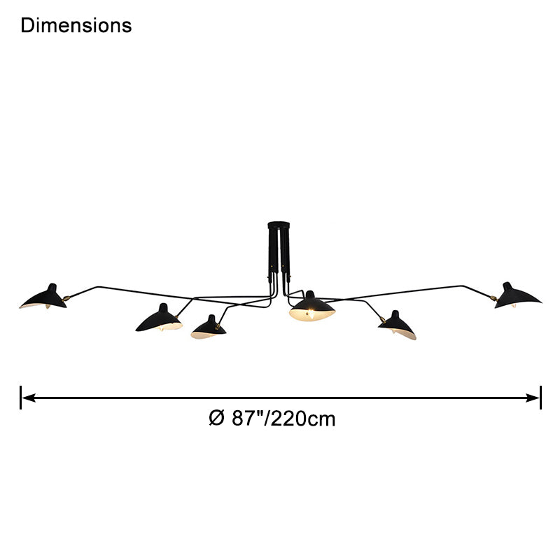 WOMO Arms Plafonnier semi-encastré - WM2057