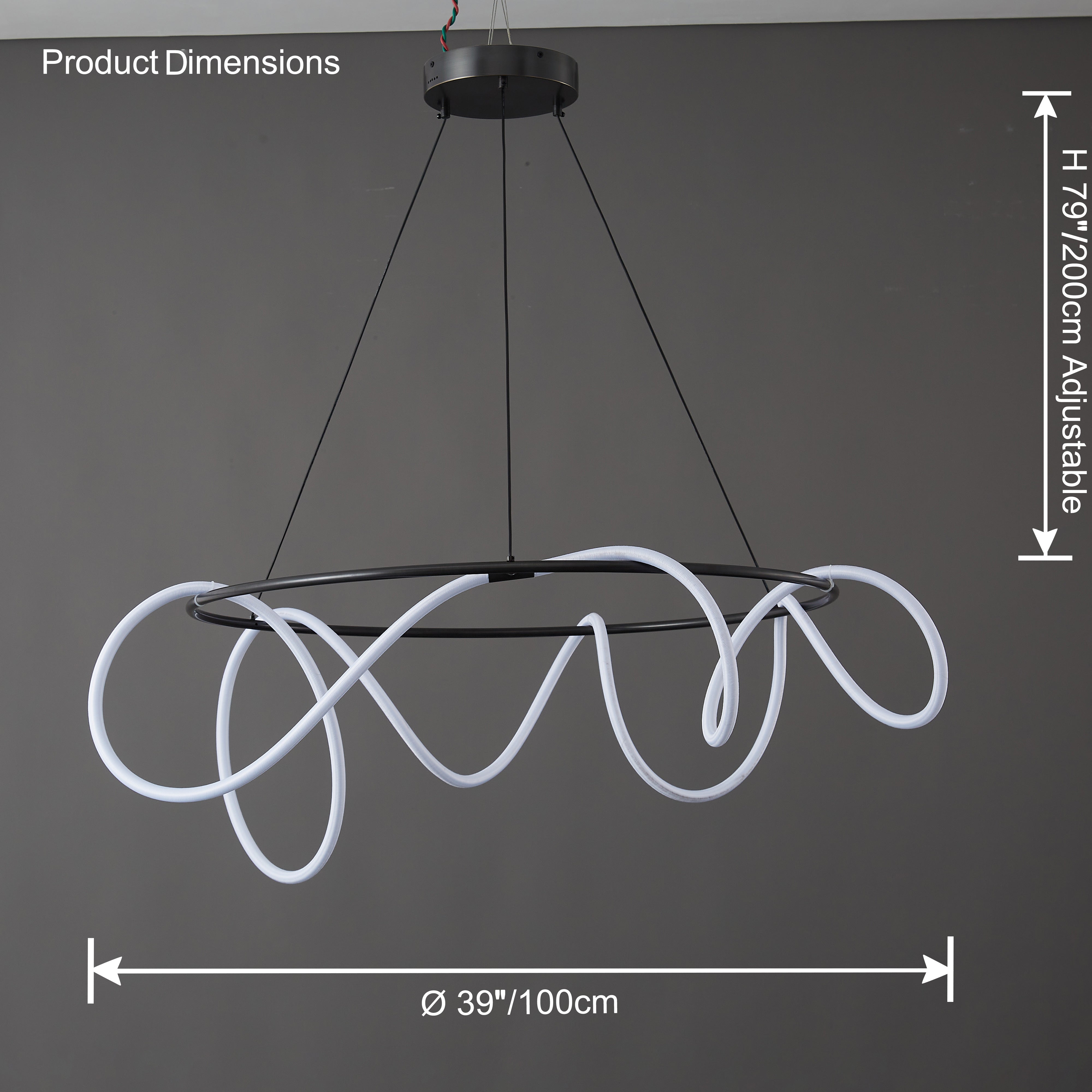 WOMO LED Rundleuchter Rund Minimalistisch-WM2059b