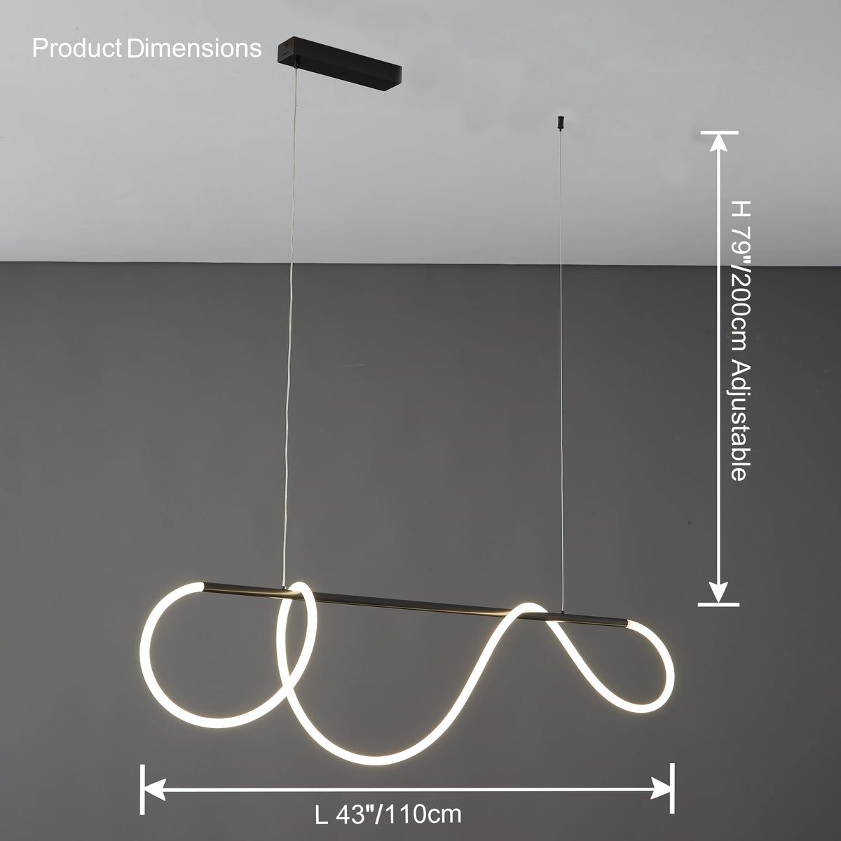 WOMO Rope Led Esszimmer Pendelleuchte-WM2059a