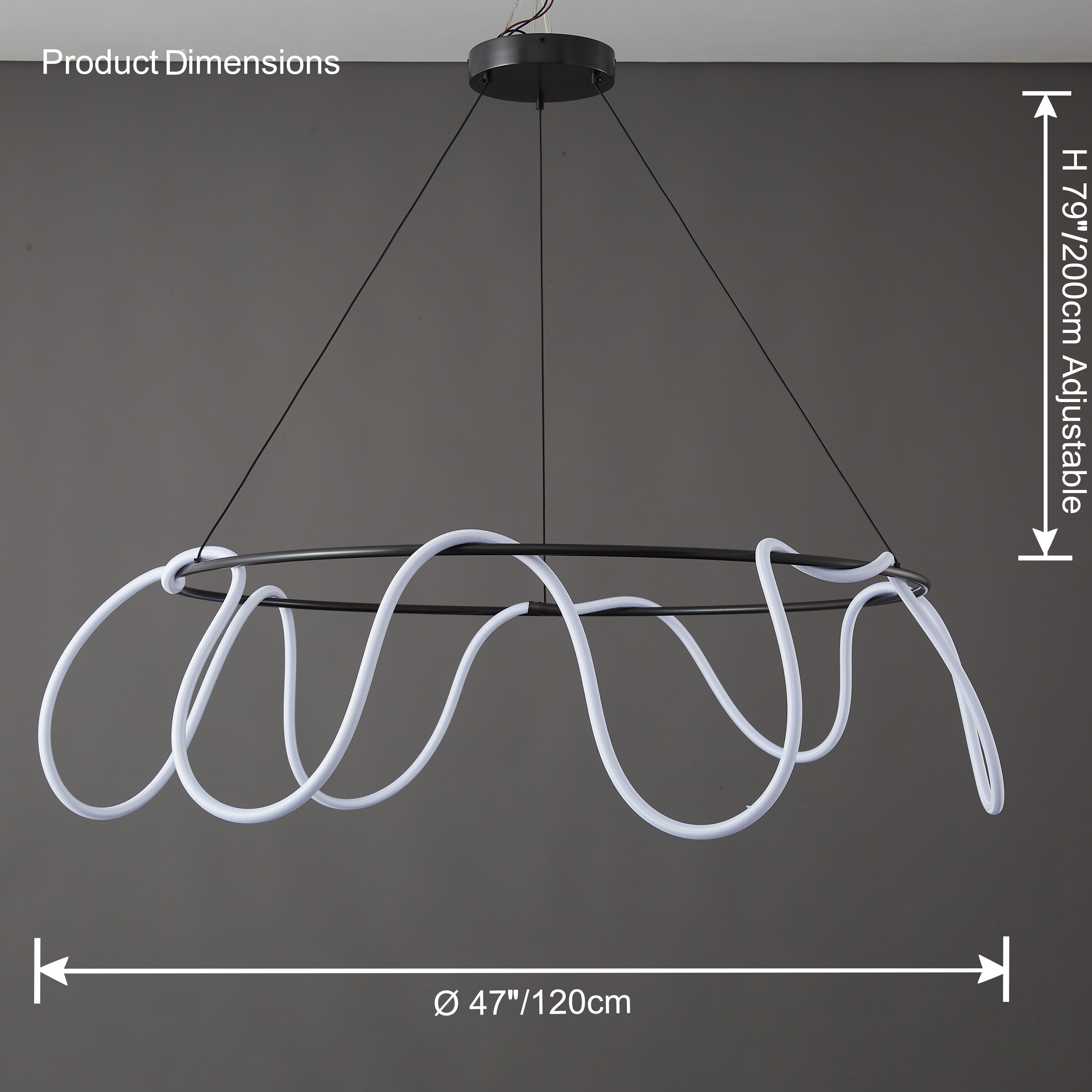 WOMO LED Rundleuchter Rund Minimalistisch-WM2059b