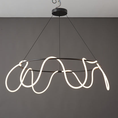 WOMO Rope Led Round Chandelier-WM2059b