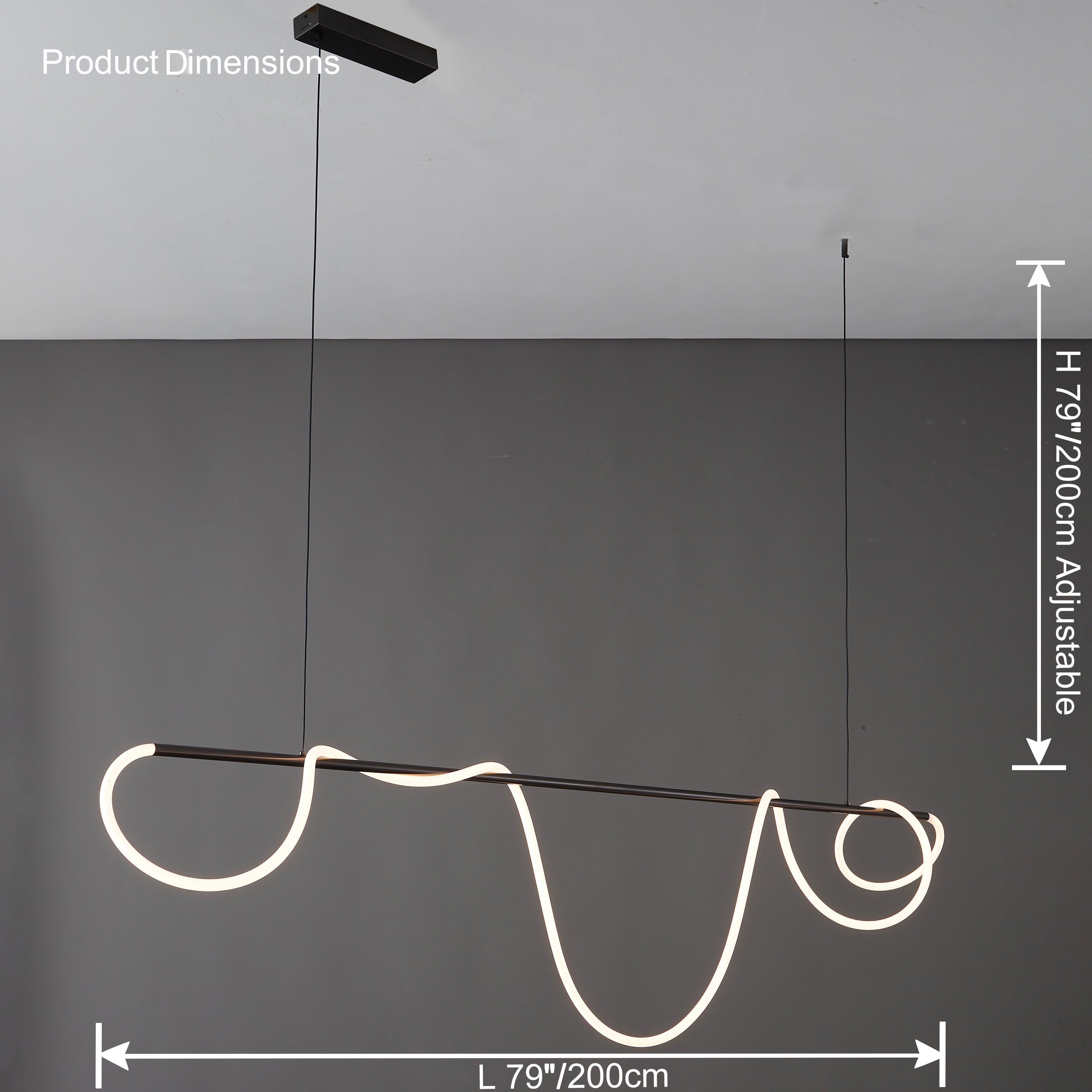 WOMO Rope LED Dining Room Pendant Lamp - WM2059a