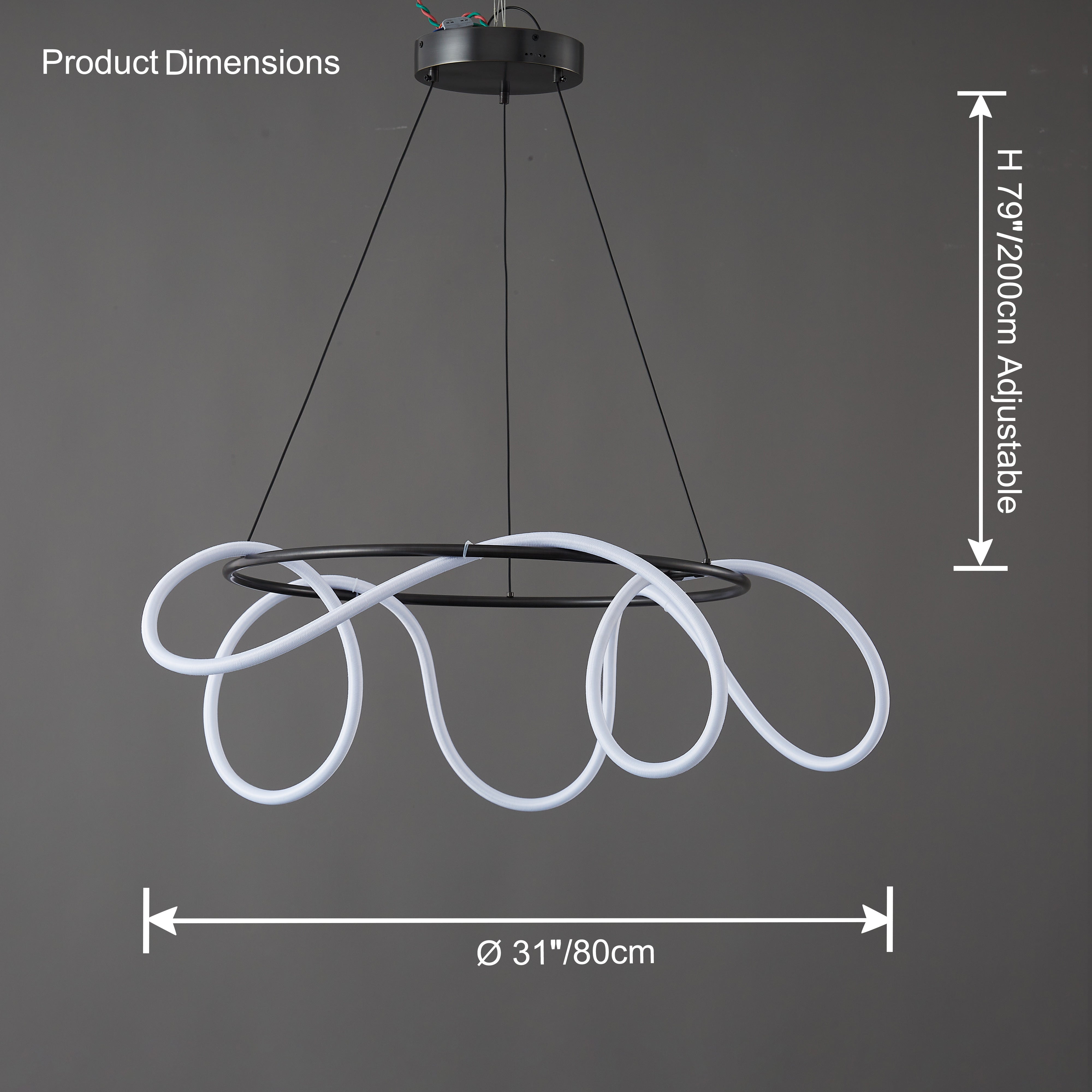 WOMO LED Rundleuchter Rund Minimalistisch-WM2059b