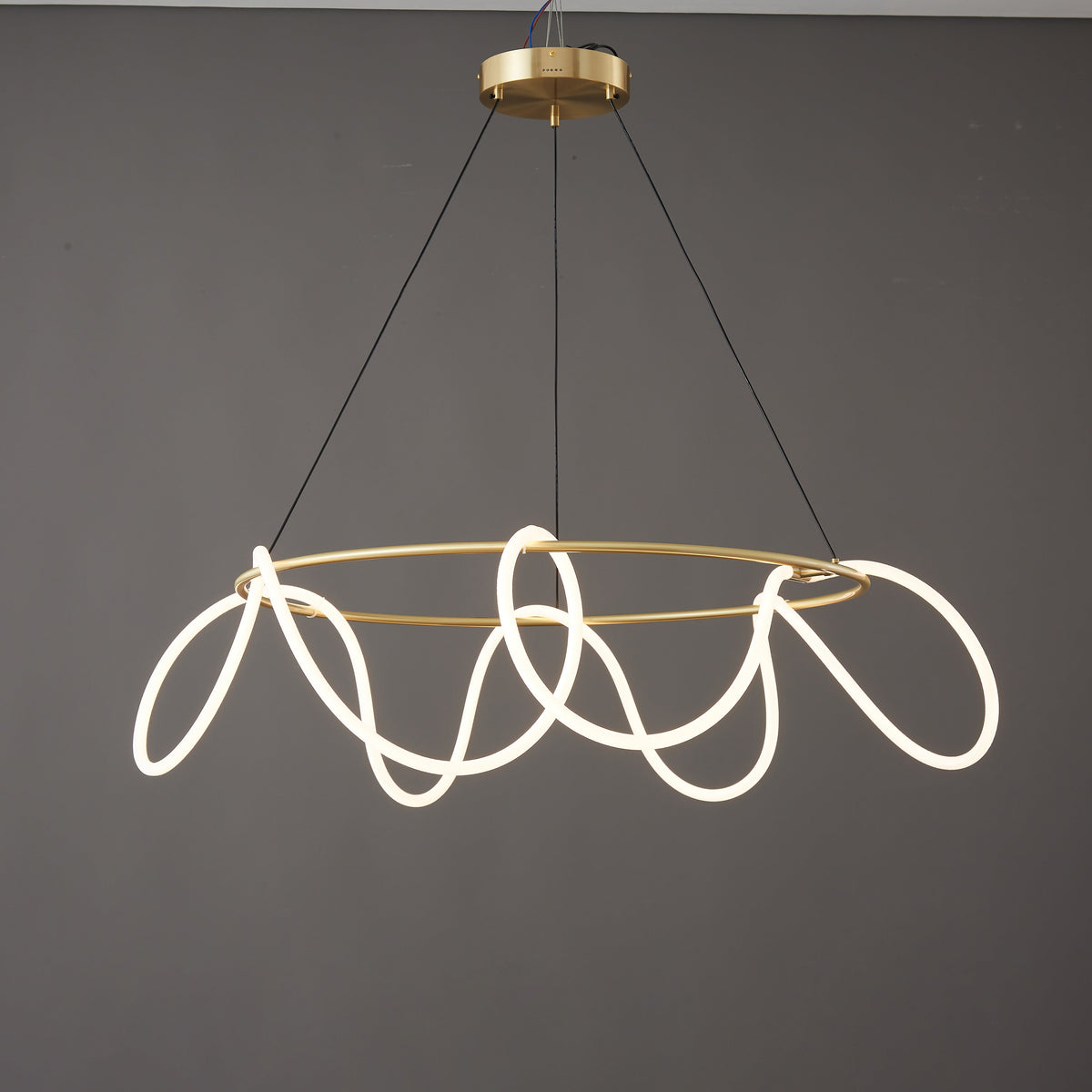 WOMO LED Round Chandelier Round Minimalist-WM2059b