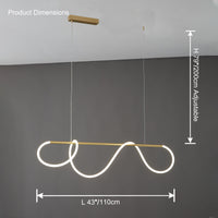 WOMO Rope Led Esszimmer Pendelleuchte-WM2059a