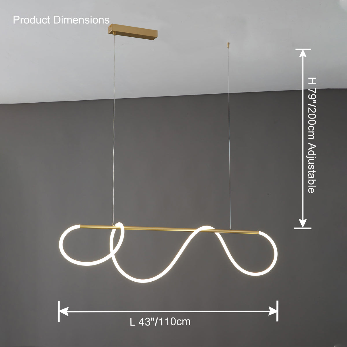 WOMO Rope Led Esszimmer Pendelleuchte-WM2059a