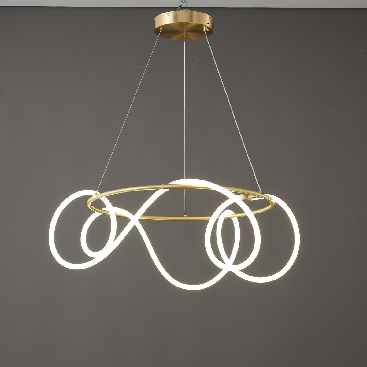 WOMO LED Round Chandelier Round Minimalist-WM2059b