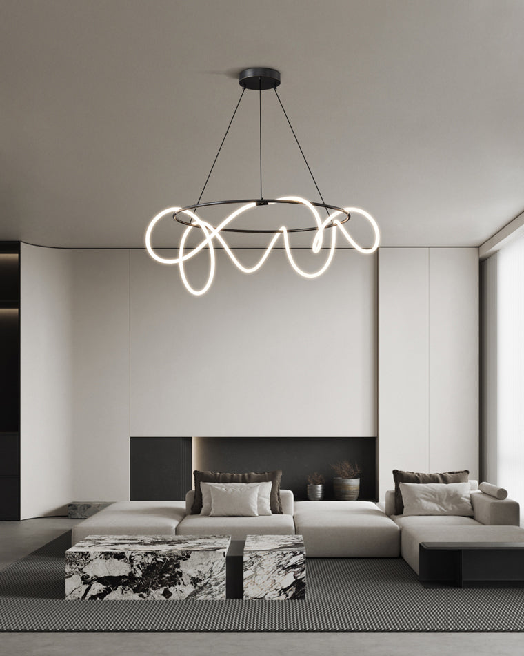WOMO Rope Led Round Chandelier-WM2059b