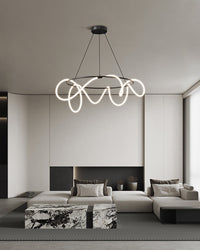 WOMO LED Round Chandelier Round Minimalist-WM2059b