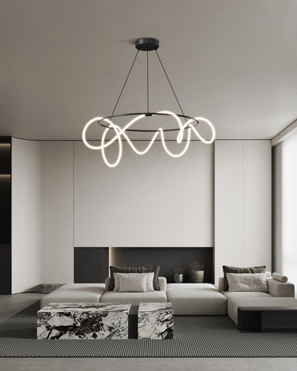 WOMO Rope Led Round Chandelier-WM2059b