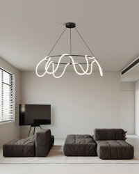 WOMO LED Round Chandelier Round Minimalist-WM2059b