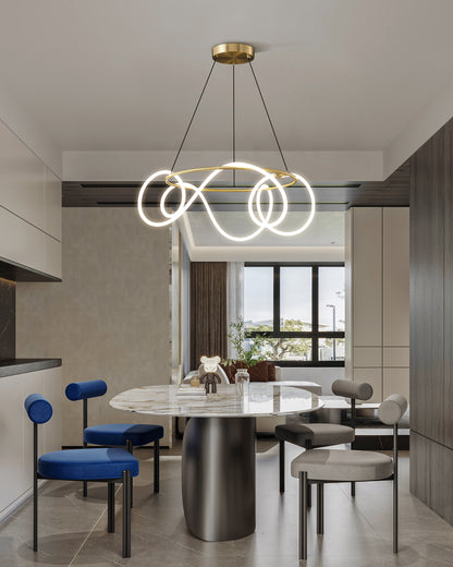 WOMO Rope Led Round Chandelier-WM2059b